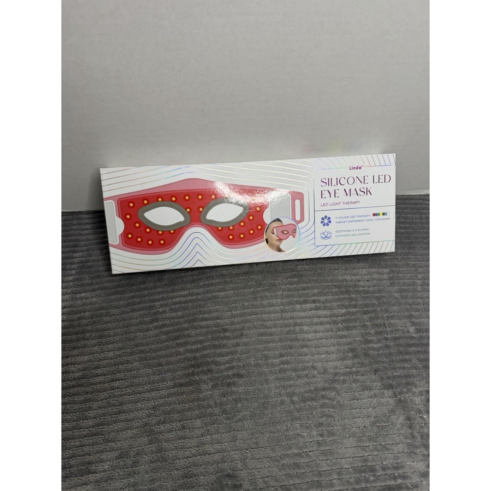 Lindo Silicone LED Eye Mask 7 Color LED Therapy Rejuvenating Tightening brighten